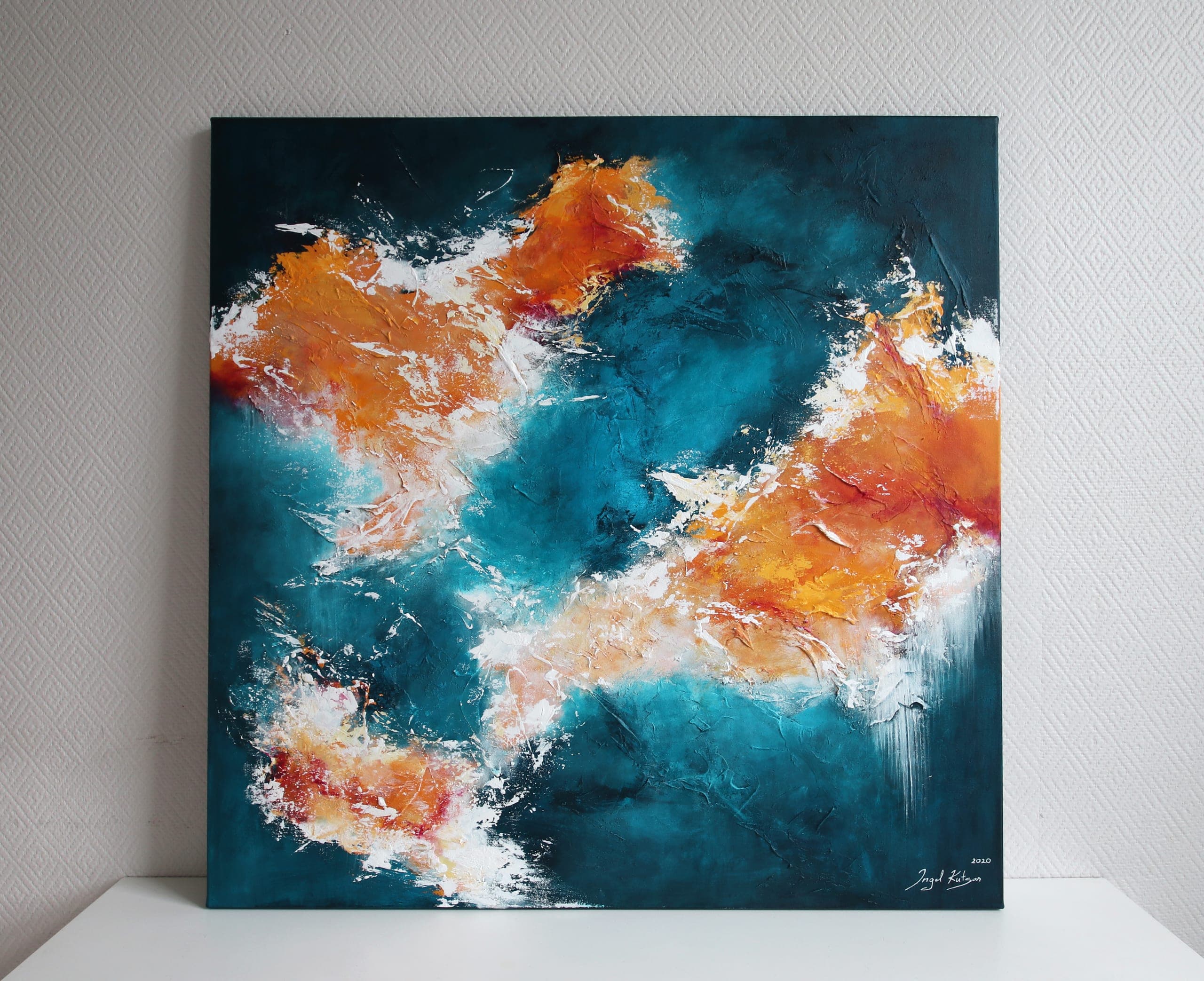 "A Mysterious place" displayed in a contemporary interior